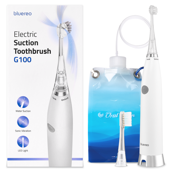 Bluereo G100 electric suction toothbrush for assisted oral care